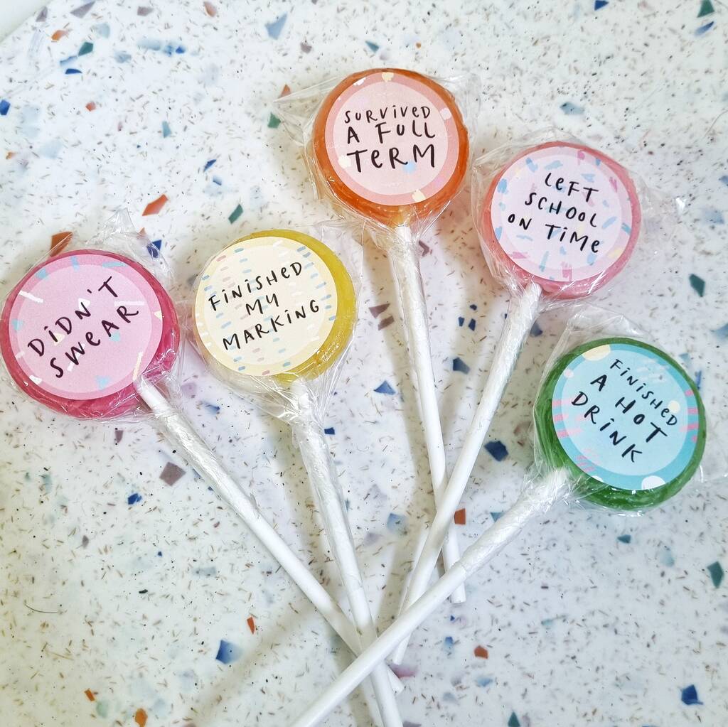 Teacher Reward Small Lollipop Set