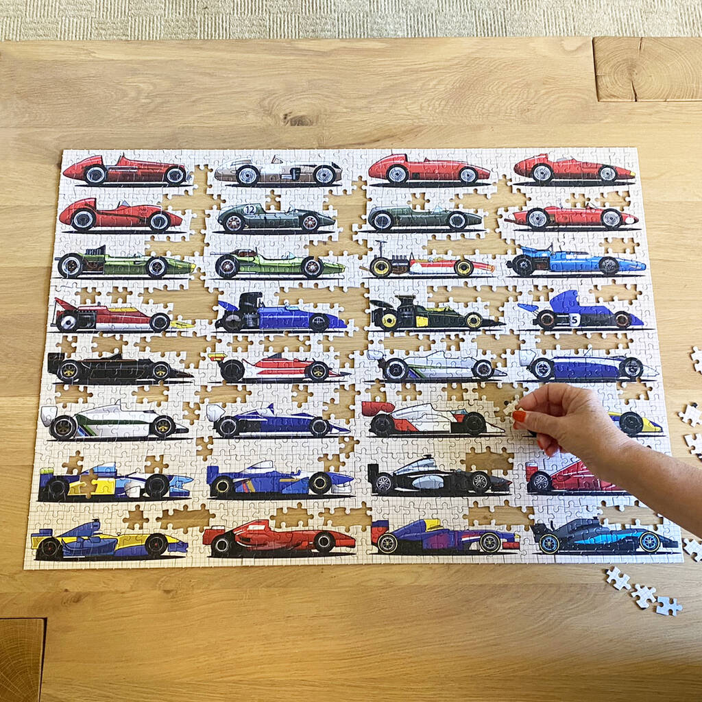 Formula One Through The Ages Jigsaw