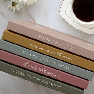 Custom Text Hardcover Notebook