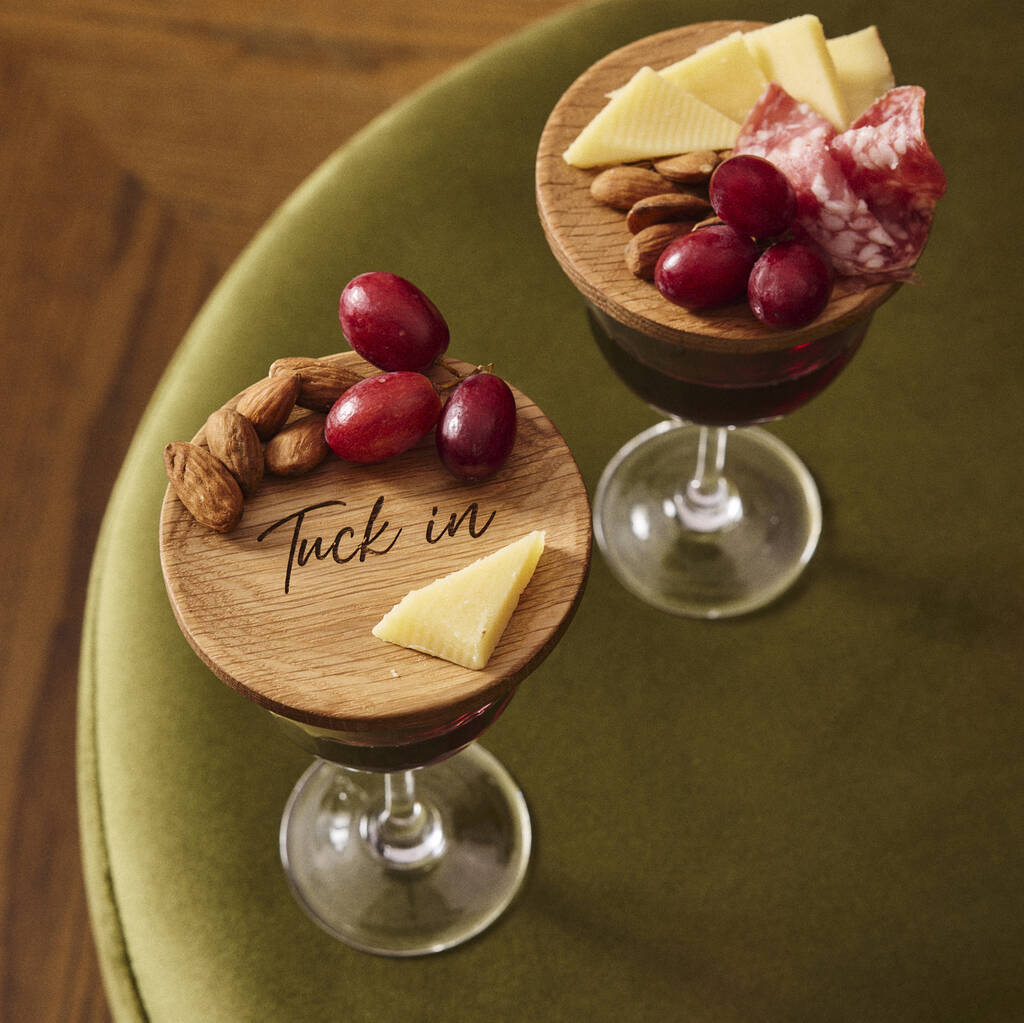 Personalised Wine Glass Charcuterie Topper