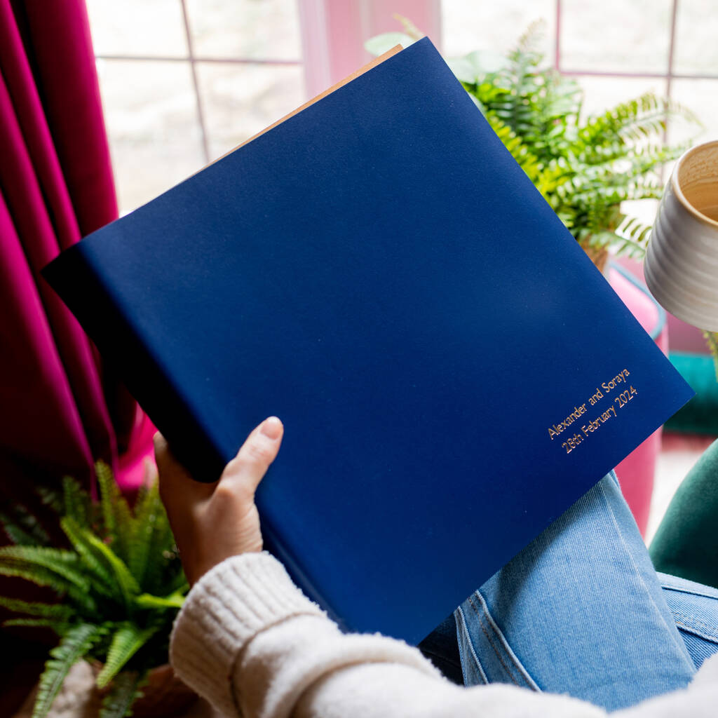 Extra Large Personalised Leather Photo Album
