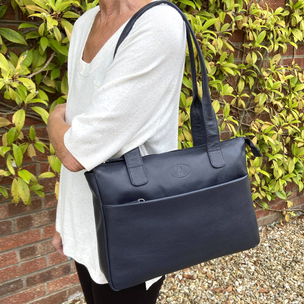 Women's Genuine Leather Shopper, Handbag, Shoulder Bag