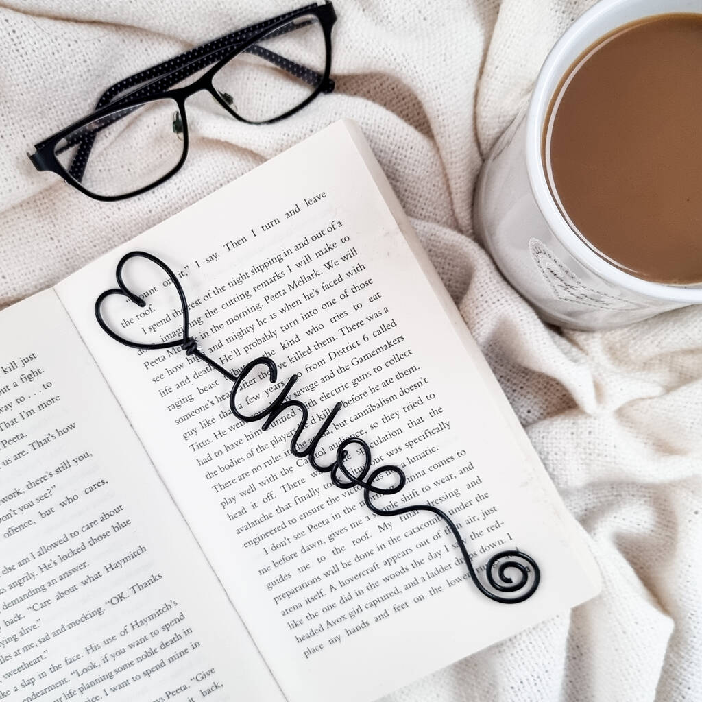 Personalised Heart Name Bookmark