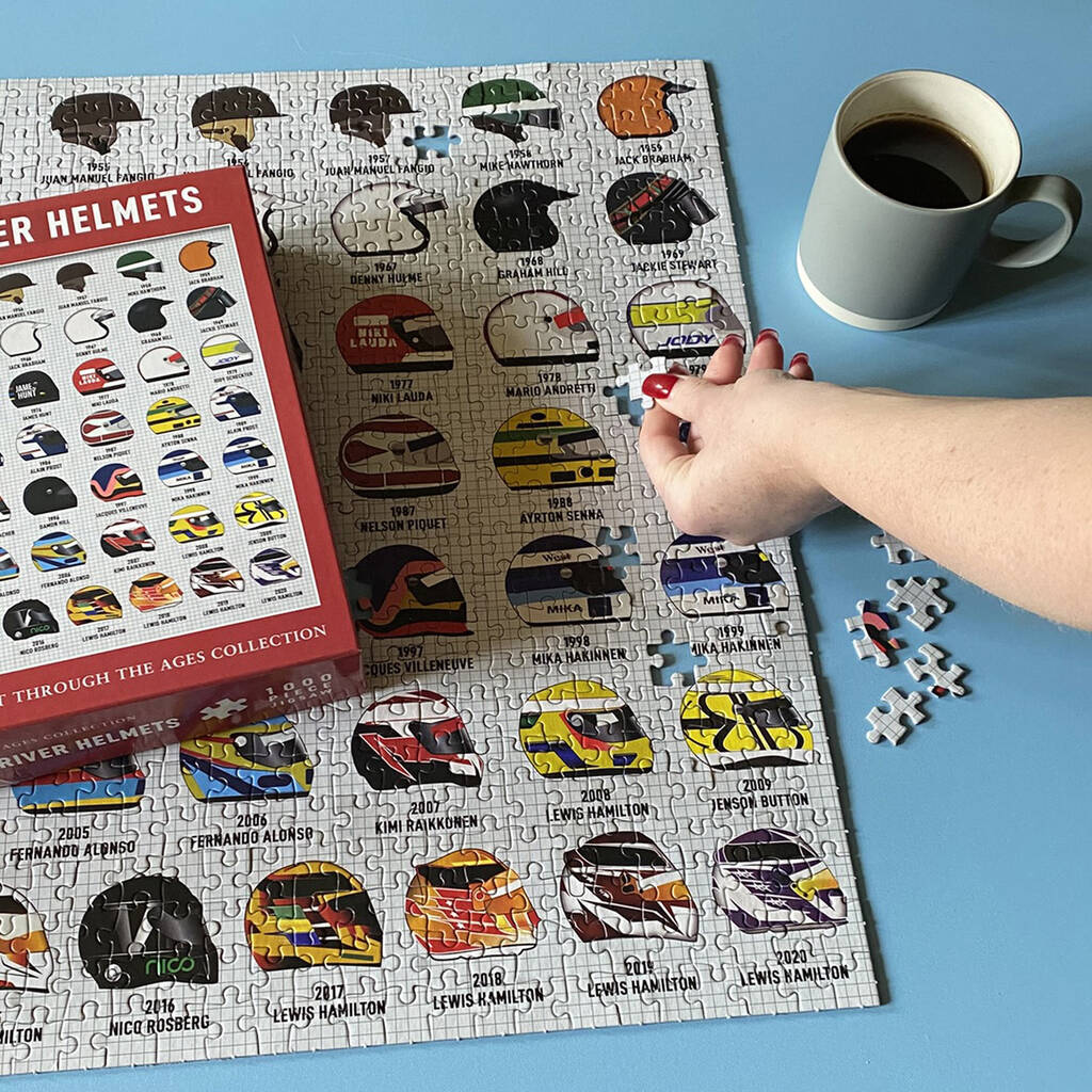 Formula One Grand Prix Driver's Helmets Jigsaw