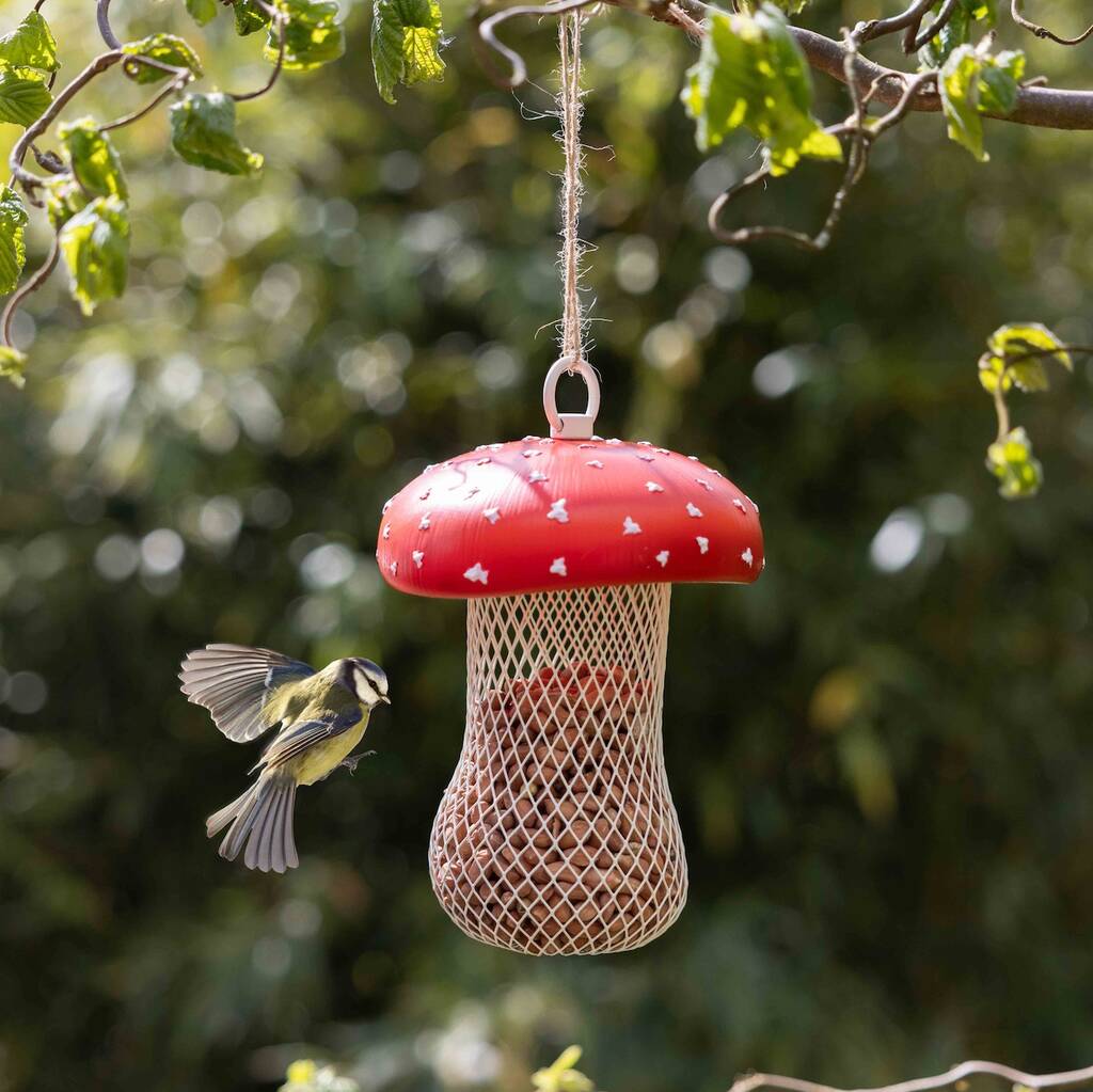 Mushroom Shaped Bird Feeder