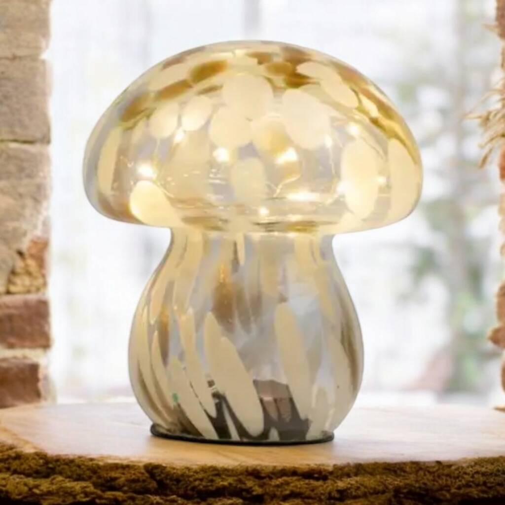 Cordless Mushroom LED Light