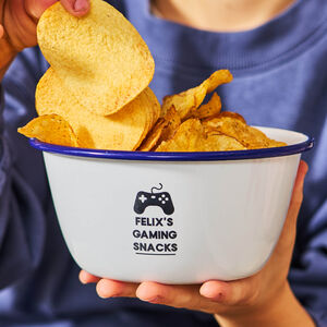 Personalised Children's Gaming Snack Bowl