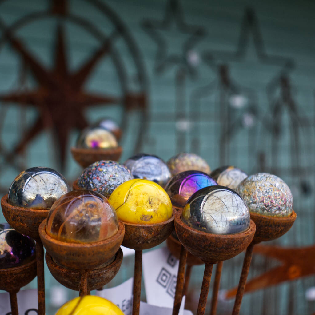 Marble Suncatcher Perfect For Adding Colour And Movement To Your Garden