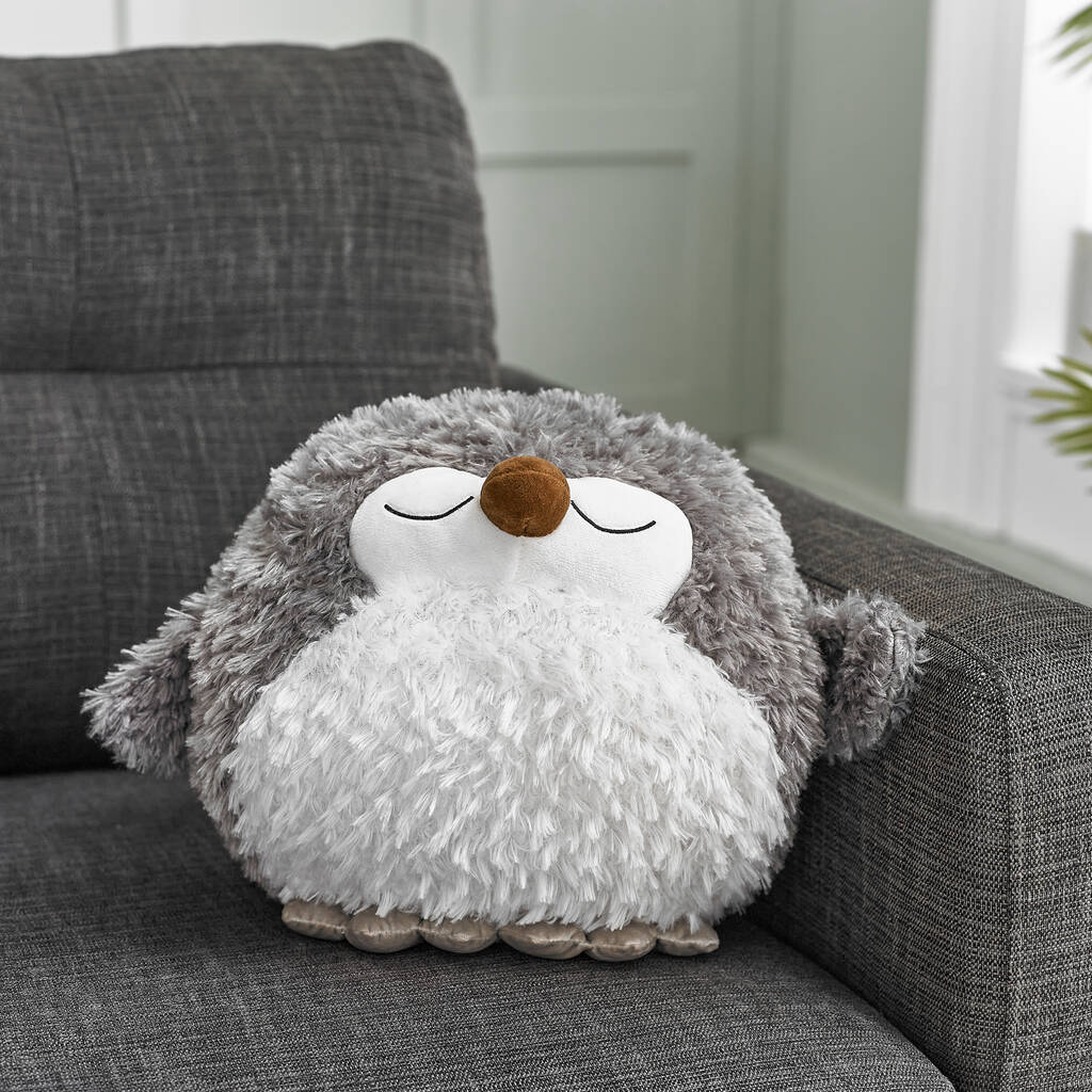 Soft Cuddly Giant Handwarmer Hootie The Owl