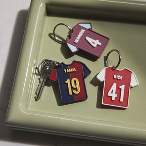 Personalised Football Shirt Keyring