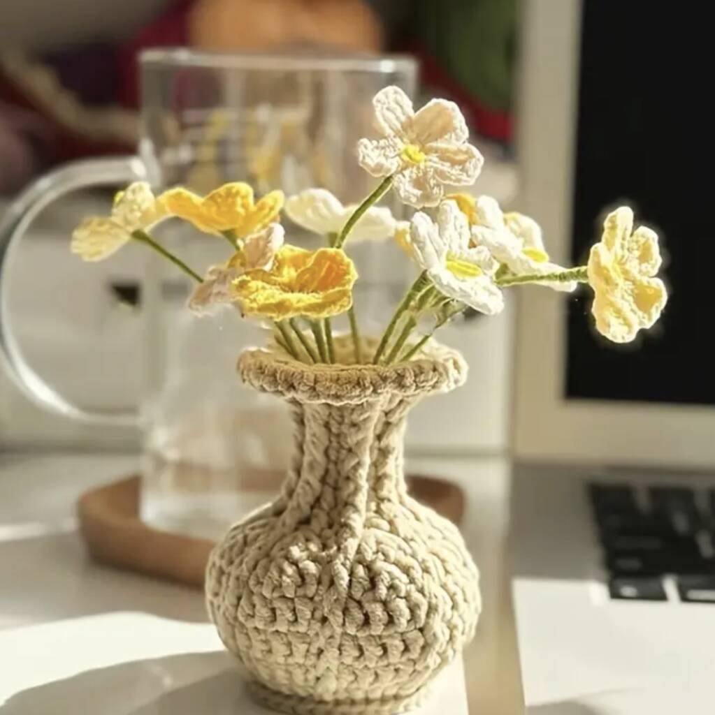 Handcrafted Crocheted Flowers