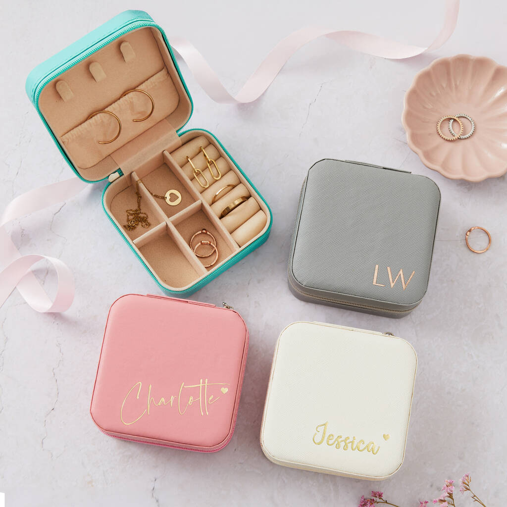 Custom Jewelry Box, Travel Jewellery Box