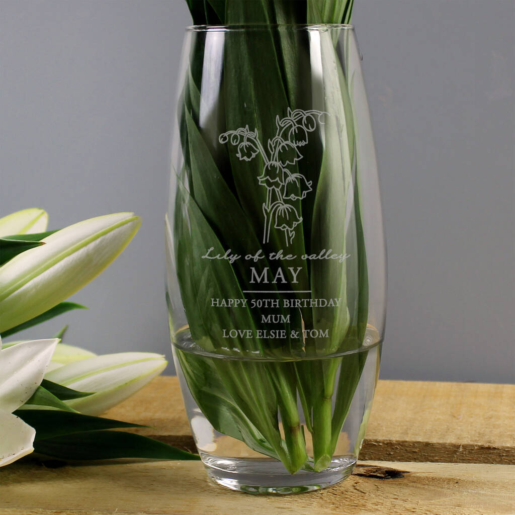 Birthday Gifts For Her Birth Month Flowers Vase