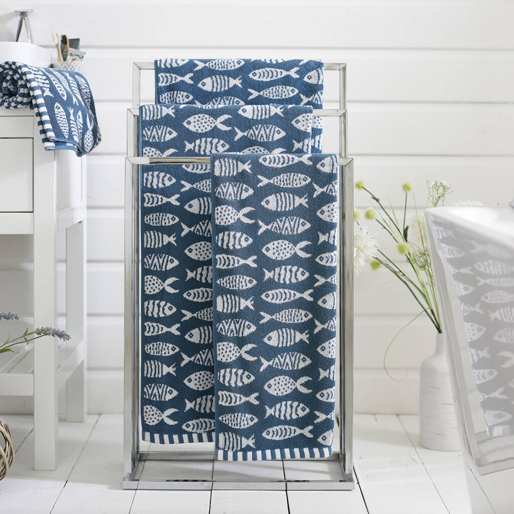 Lobster Creek Small Fish Towel Collection