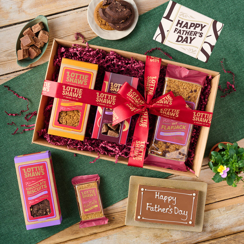 Dad's Tray Of Baked Treats Gift Hamper