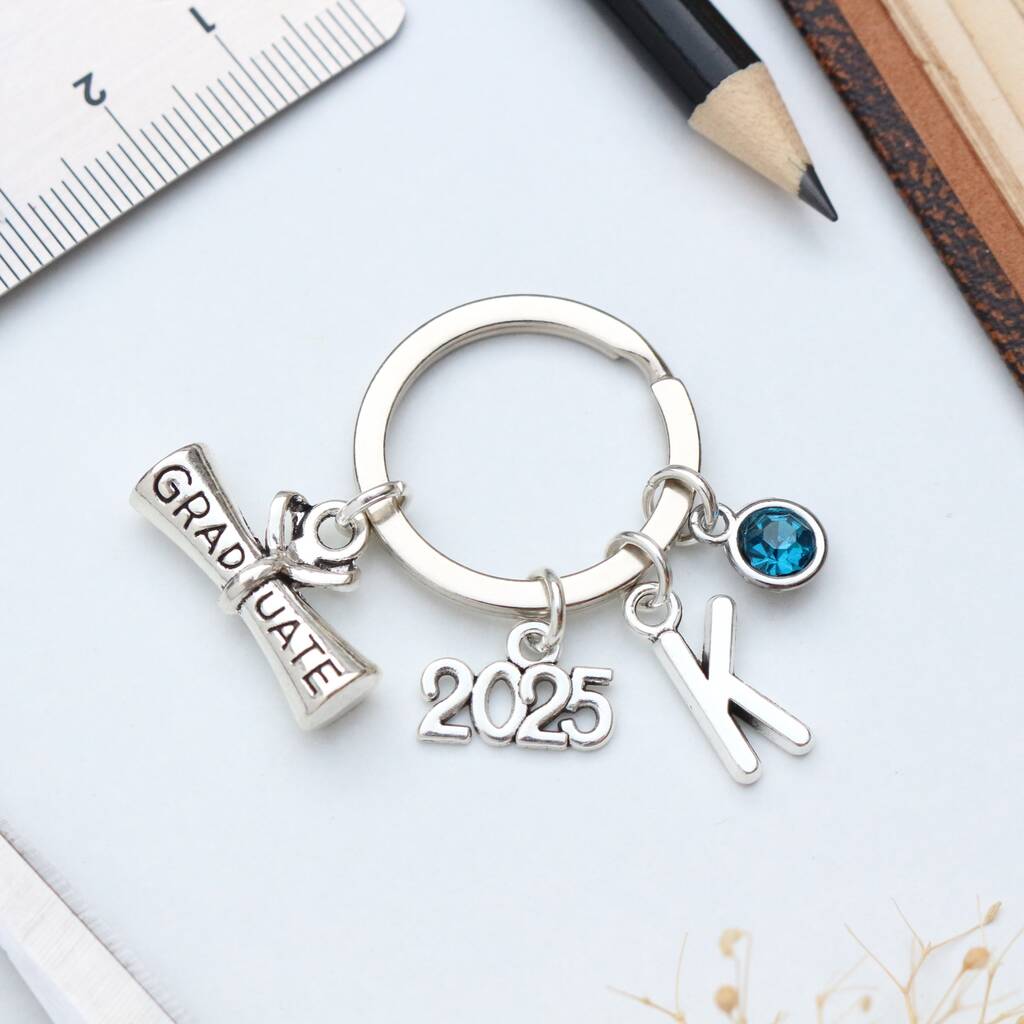 2025 Graduation Keyring, Personalised Gift Keepsake
