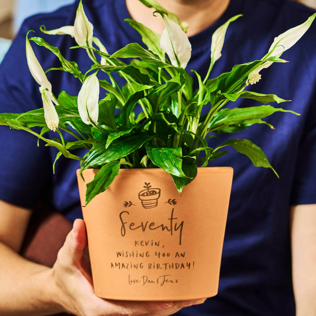 Milestone Birthday Gift Terracotta Plant Pot