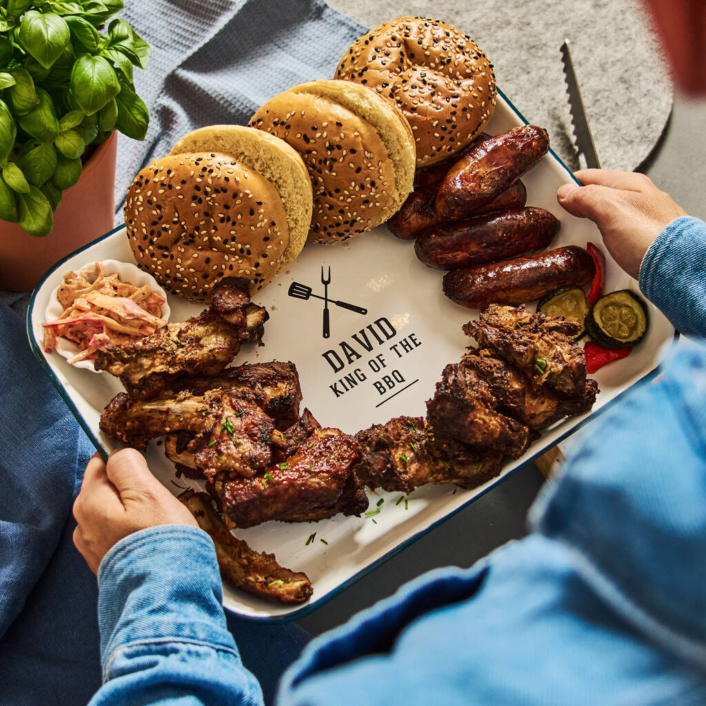 Personalised BBQ Serving Tray