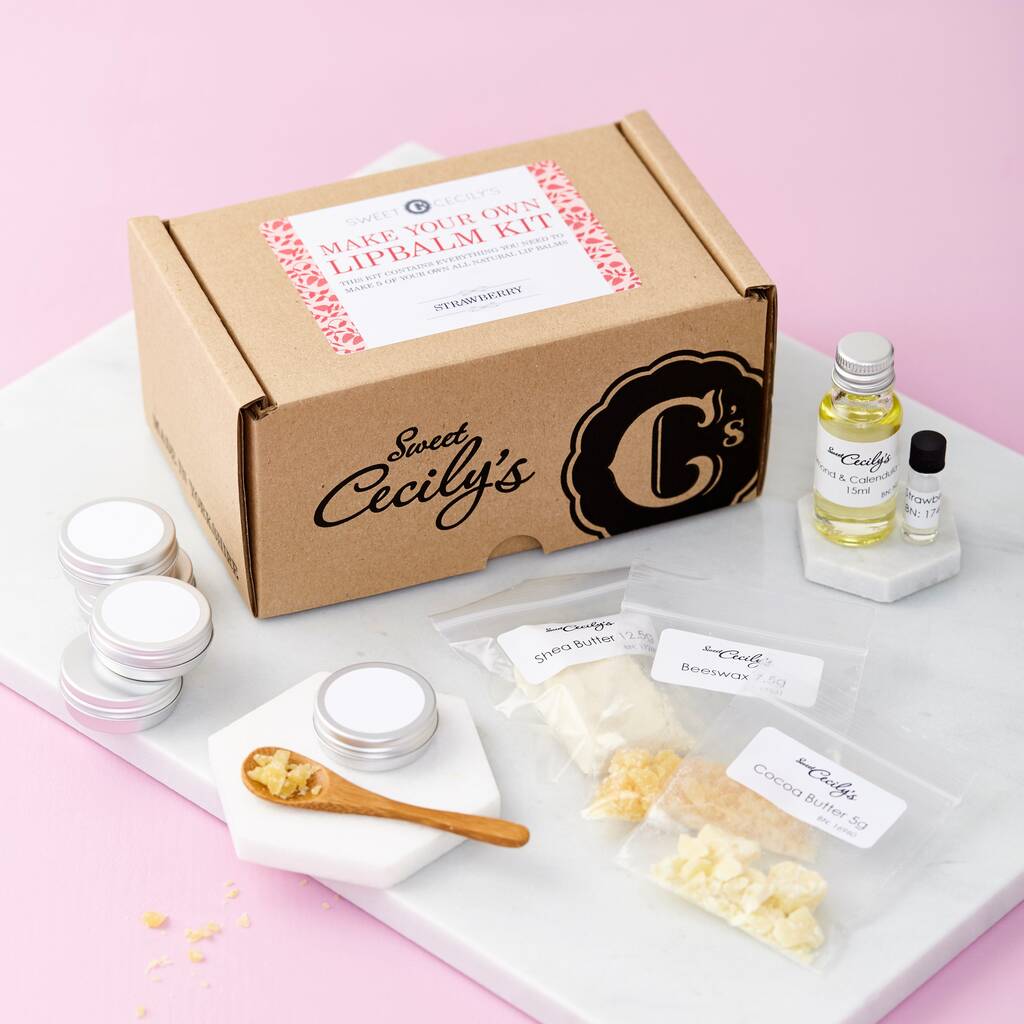 Make Your Own Lip Balm Kit - Choose Your Flavour & Personalisation