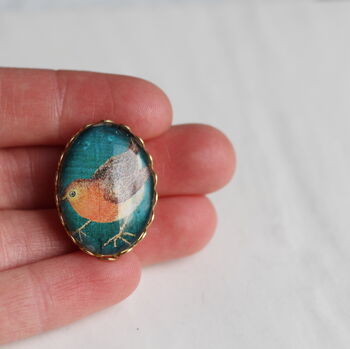 Robin Brooch