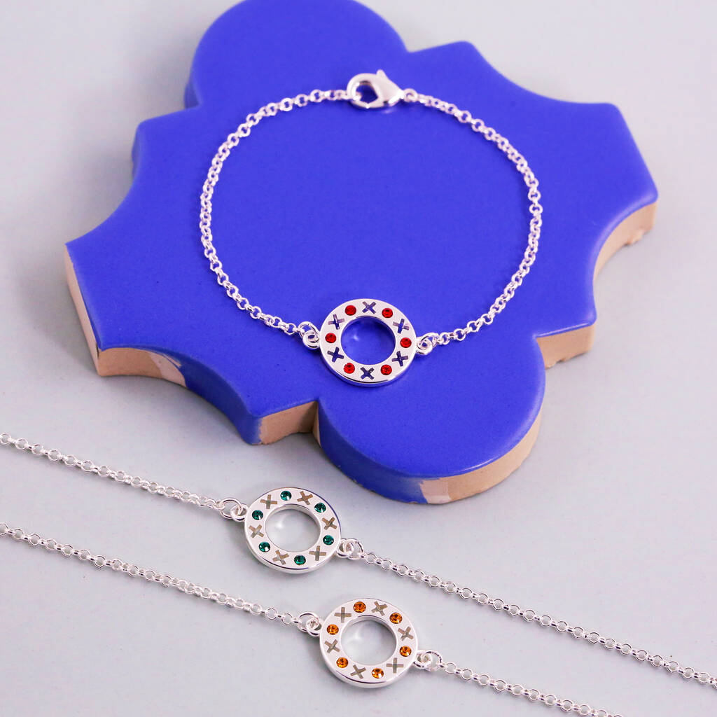 Bracelet Made With Swarovski Crystals