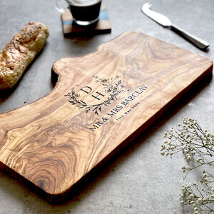Personalised Wedding Gift Chopping Board