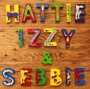 Children's Decorative Door Letters