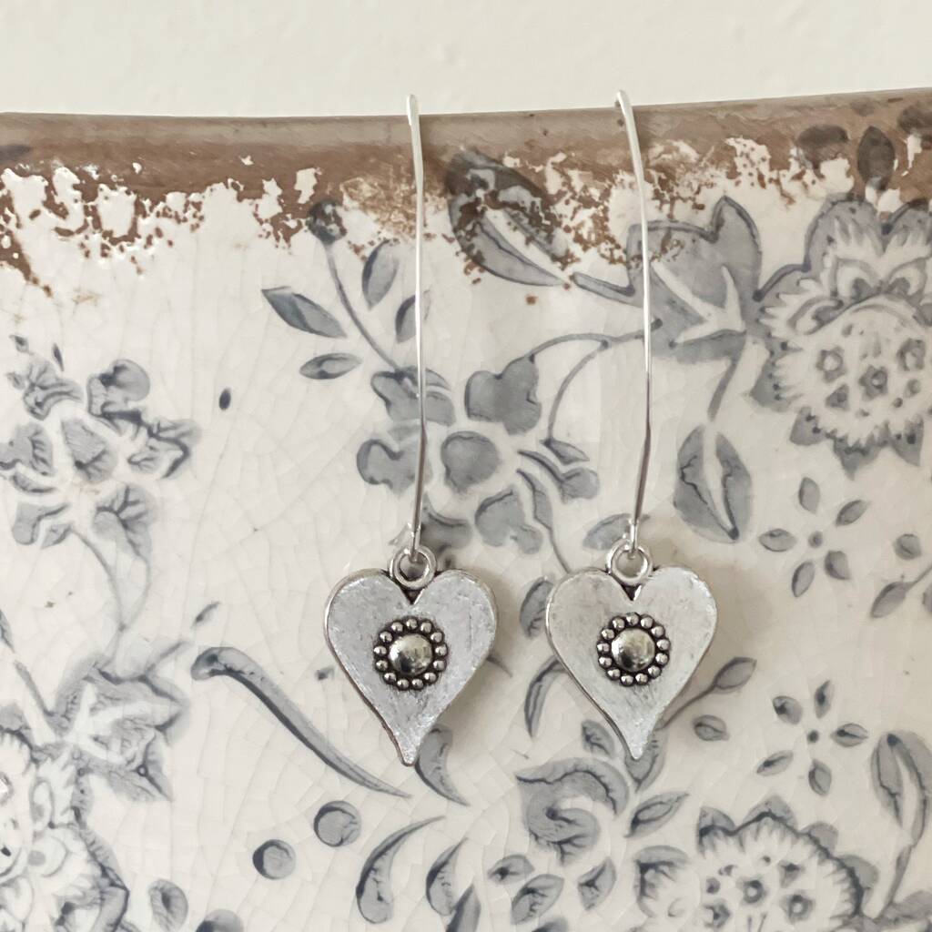 Daisy Heart Earrings