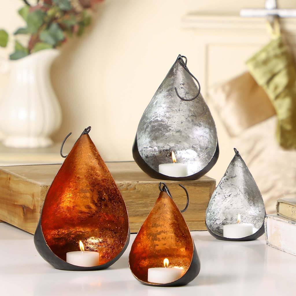 Two Hanging Tea Light Holders