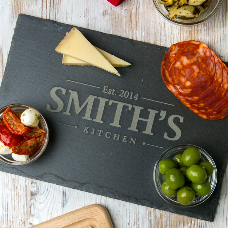 Personalised Slate Cheese / Chopping Board
