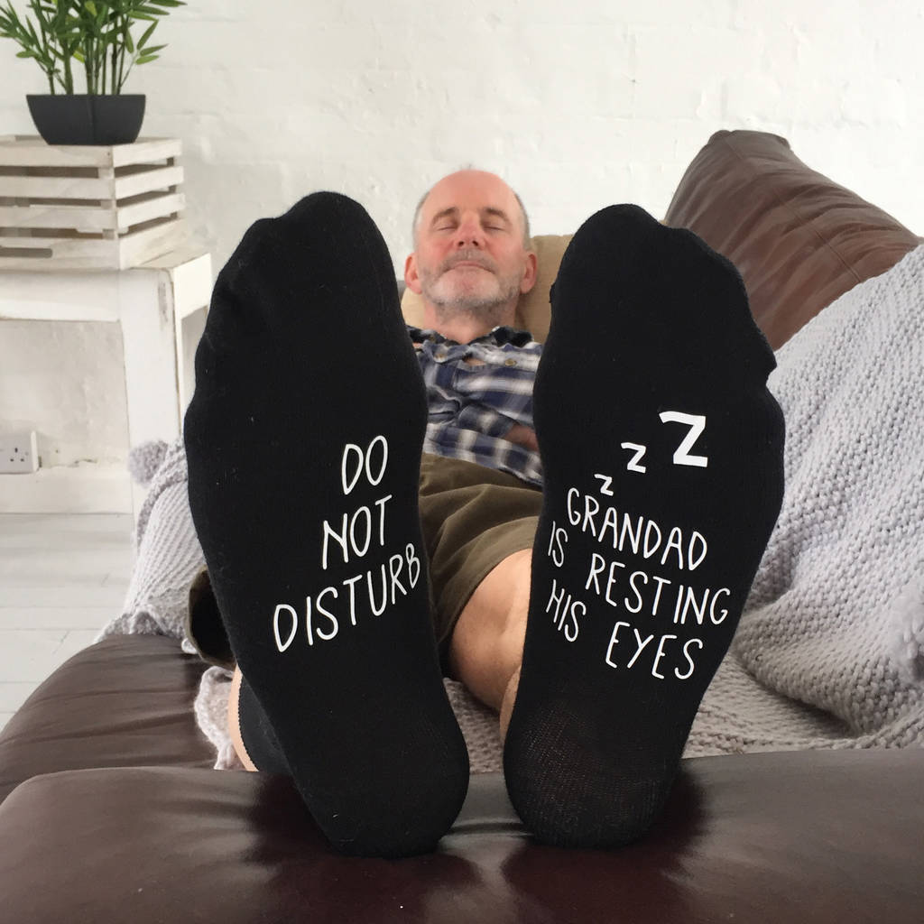 Do Not Disturb Resting Eyes Socks