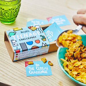 Personalised Teenage Boy Gift Challenges Game