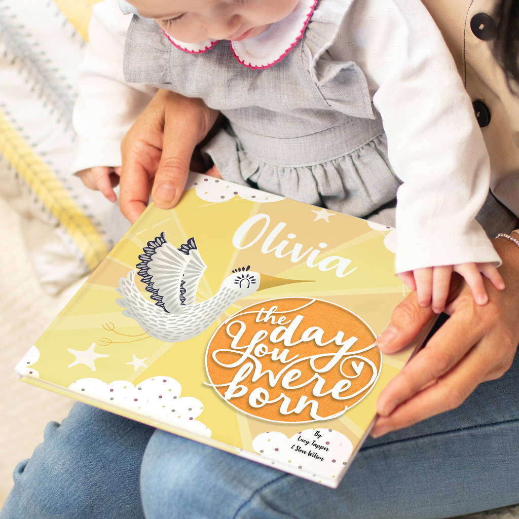'The Day You Were Born' Personalised New Baby Book