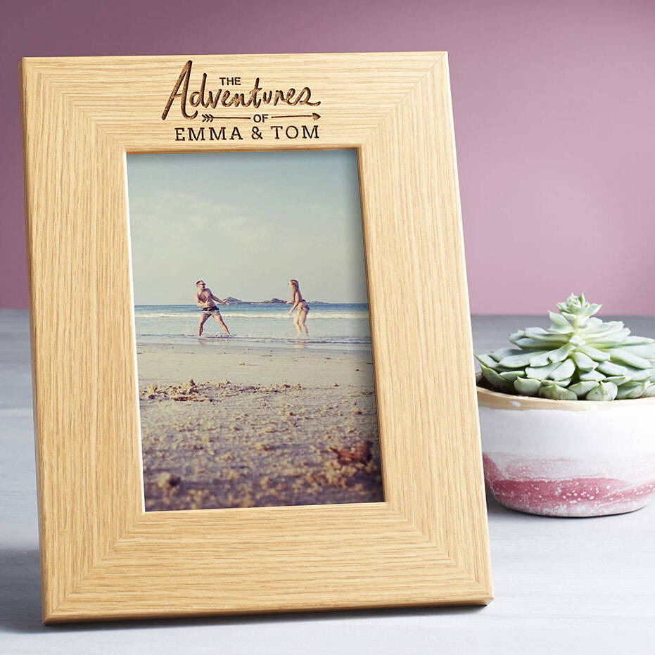 Personalised Photo Frame 'Adventures Of..'