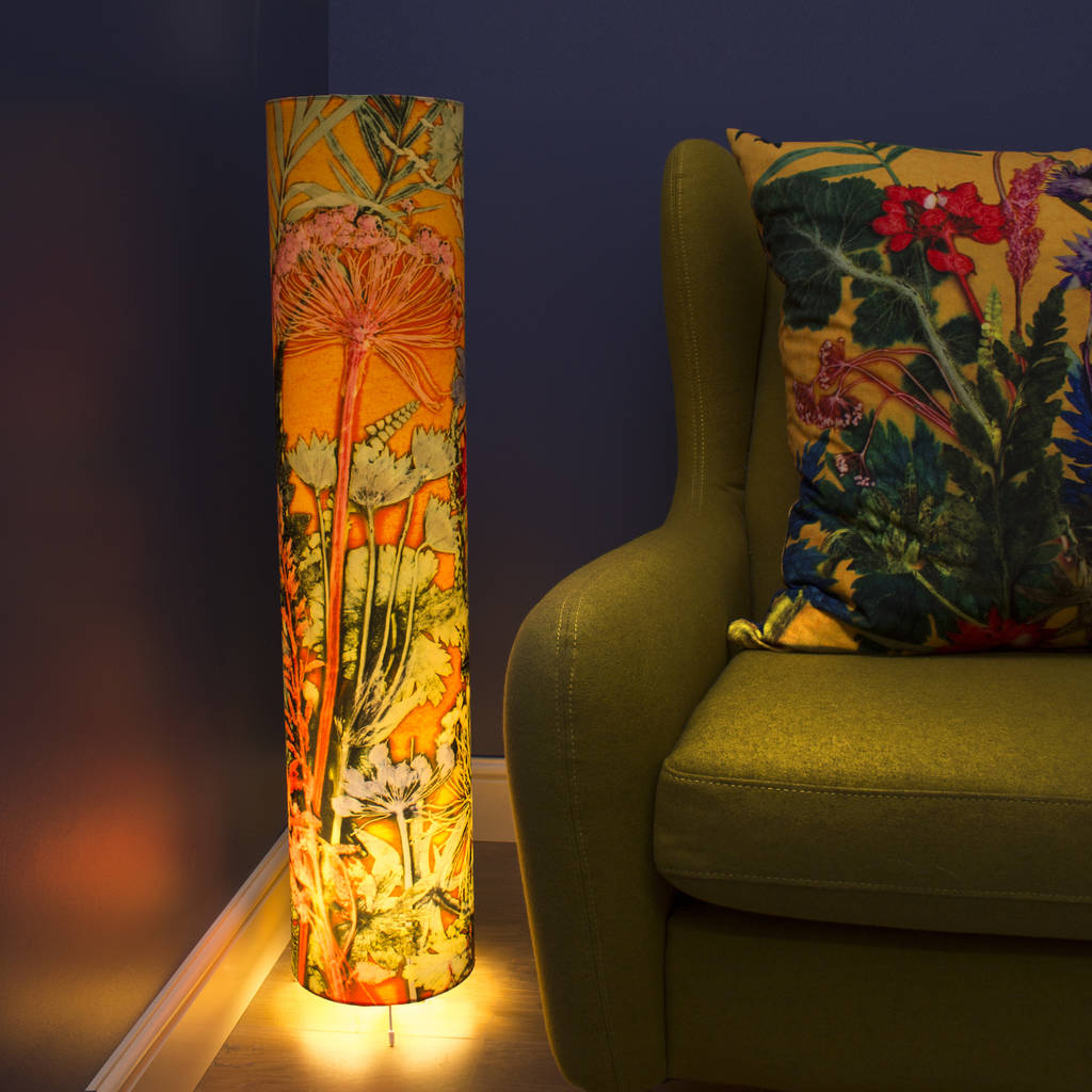 Stunning Tropical Botanics Meter High Floor Lamp