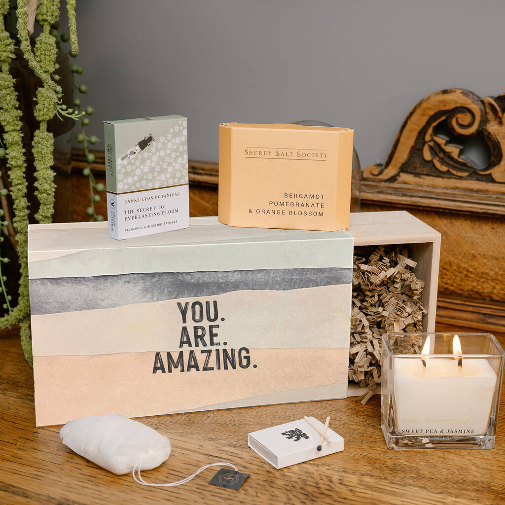 Personalised Relaxation And Wellness Pamper Gift Set