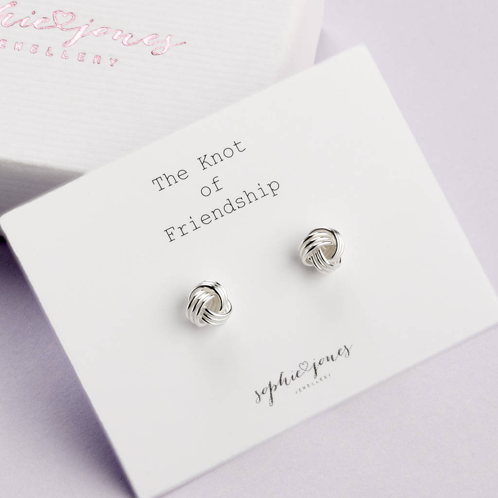 Medium Friendship Knot Earrings