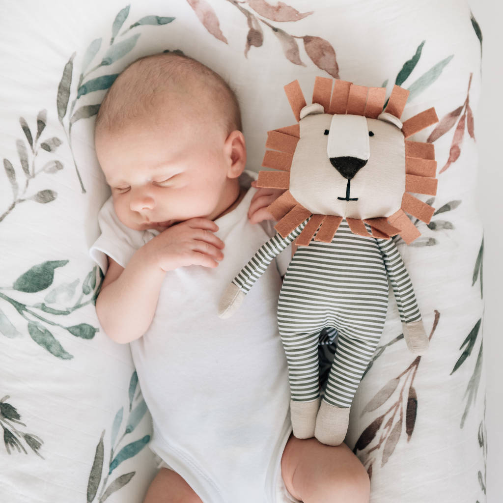 Carson The Lion, Newborn Baby Companion