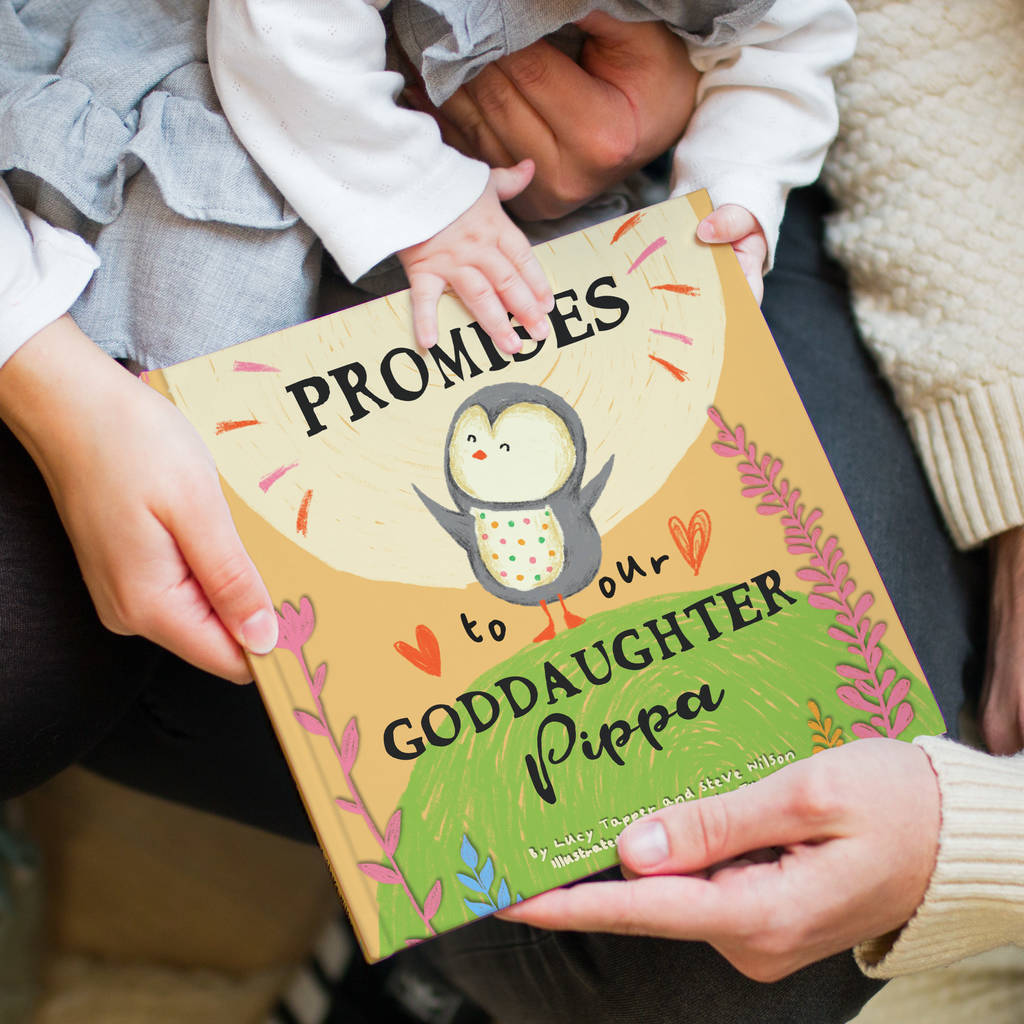 Personalised 'Promises To You' Book For Godchild