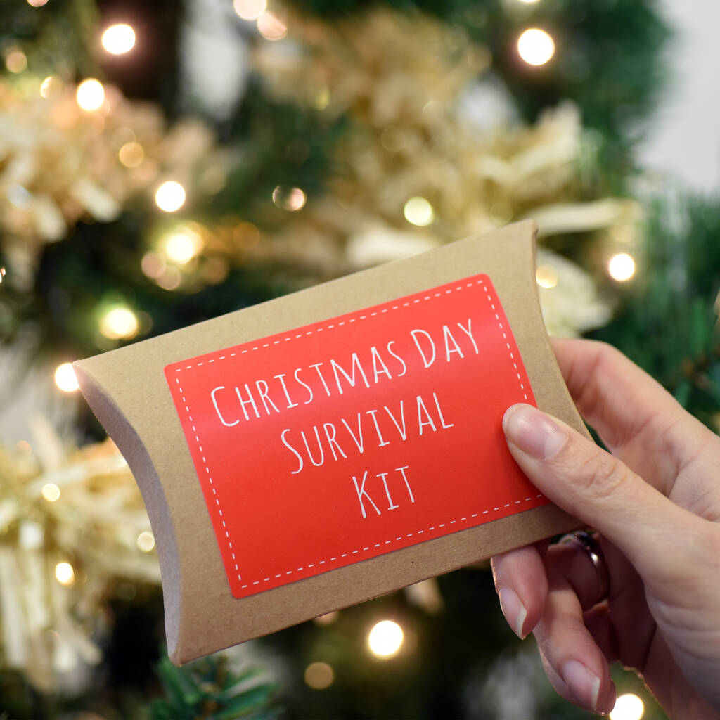 Christmas Day Survival Kit Funny Secret Santa Or Stocking Filler