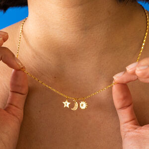 Personalised Celestial Charm Necklace