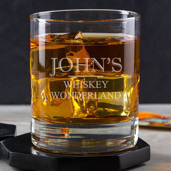 Personalised Whisky Whiskey Tumbler Glass For Him