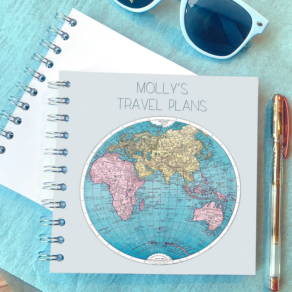 Personalised Little Book Of Travel Notes