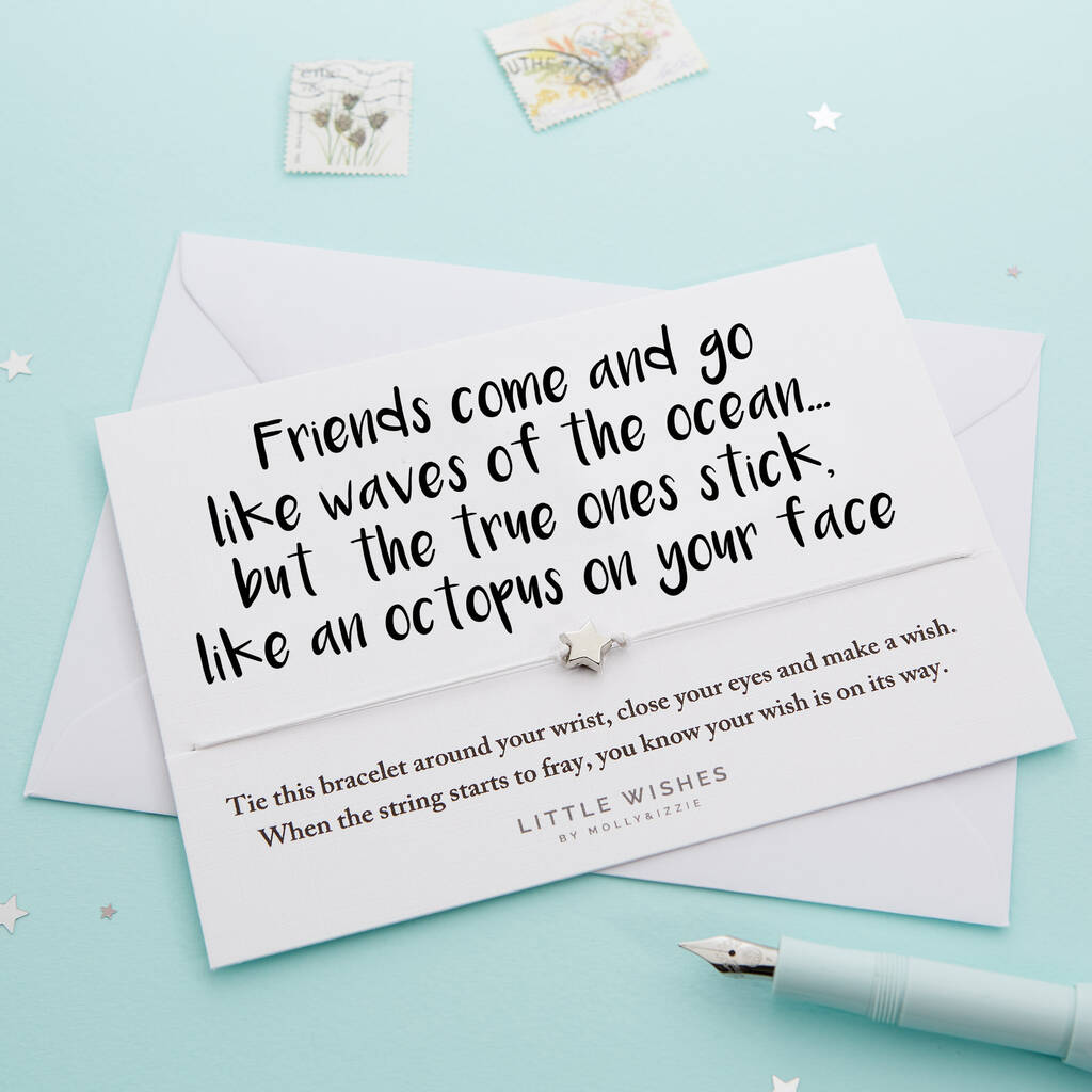 A Little Wish Bracelet Funny Friend Gift