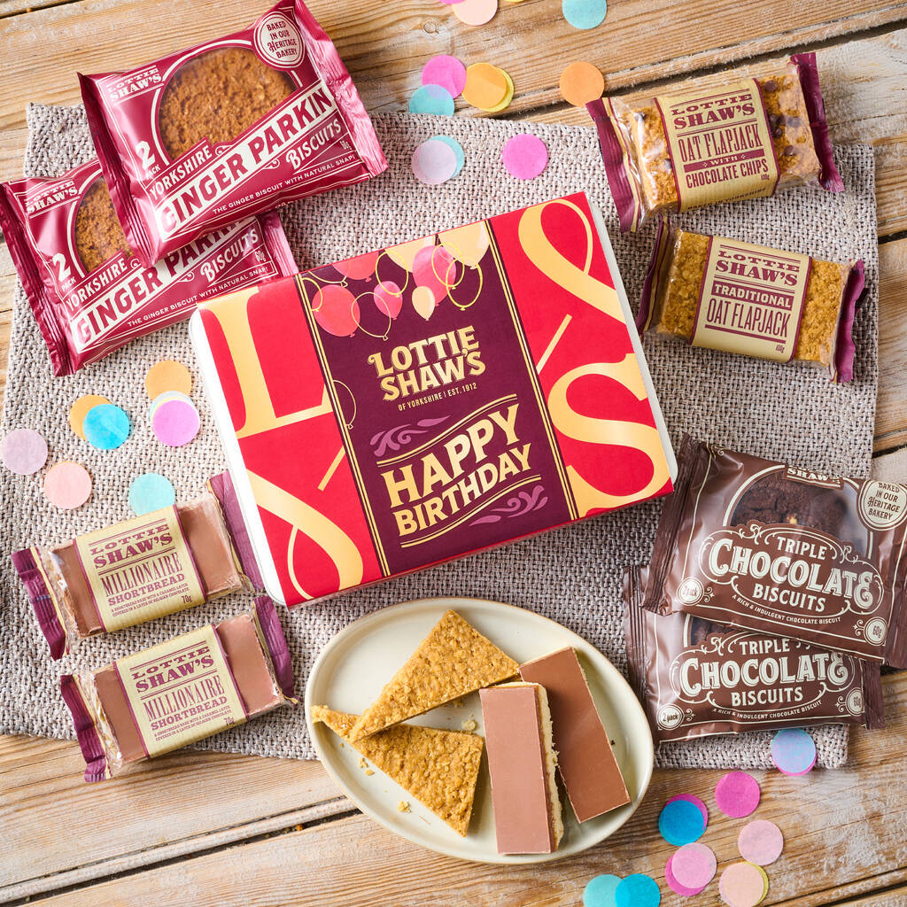 Happy Birthday Tin Of Baked Treats