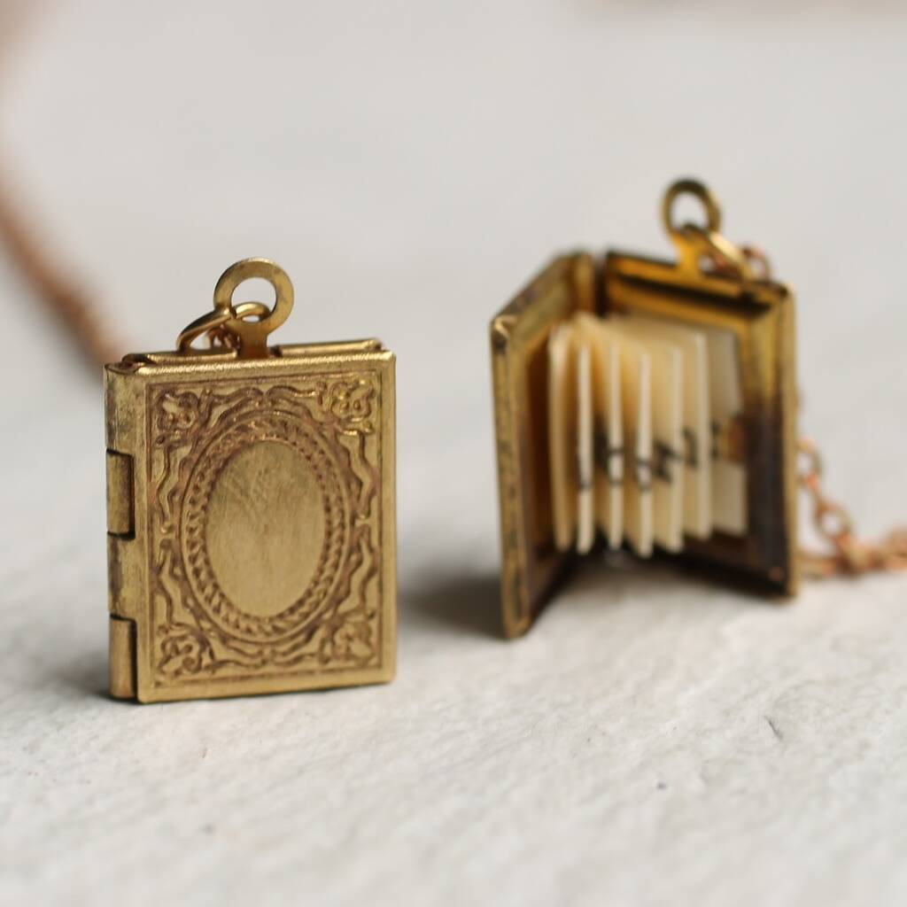 Personalised Book Locket