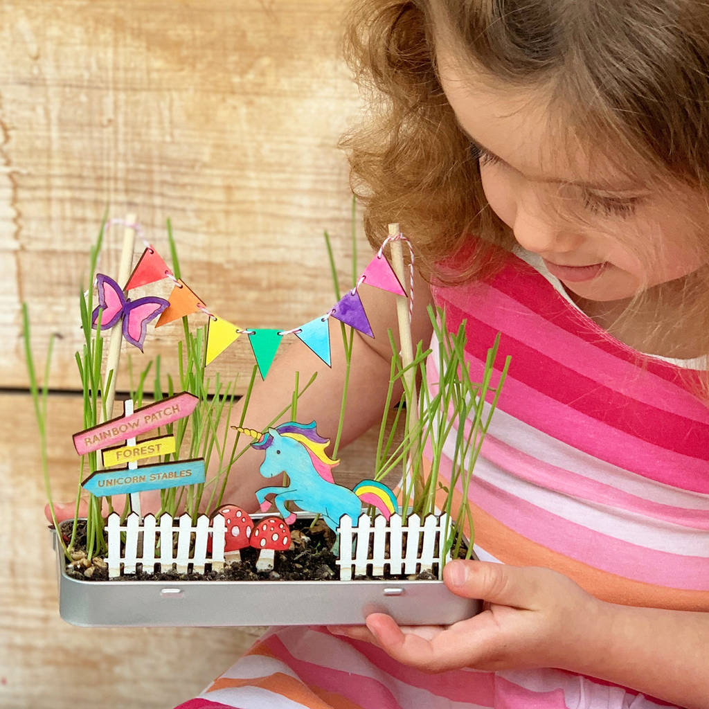Personalised Make Your Own Magical Unicorn Garden