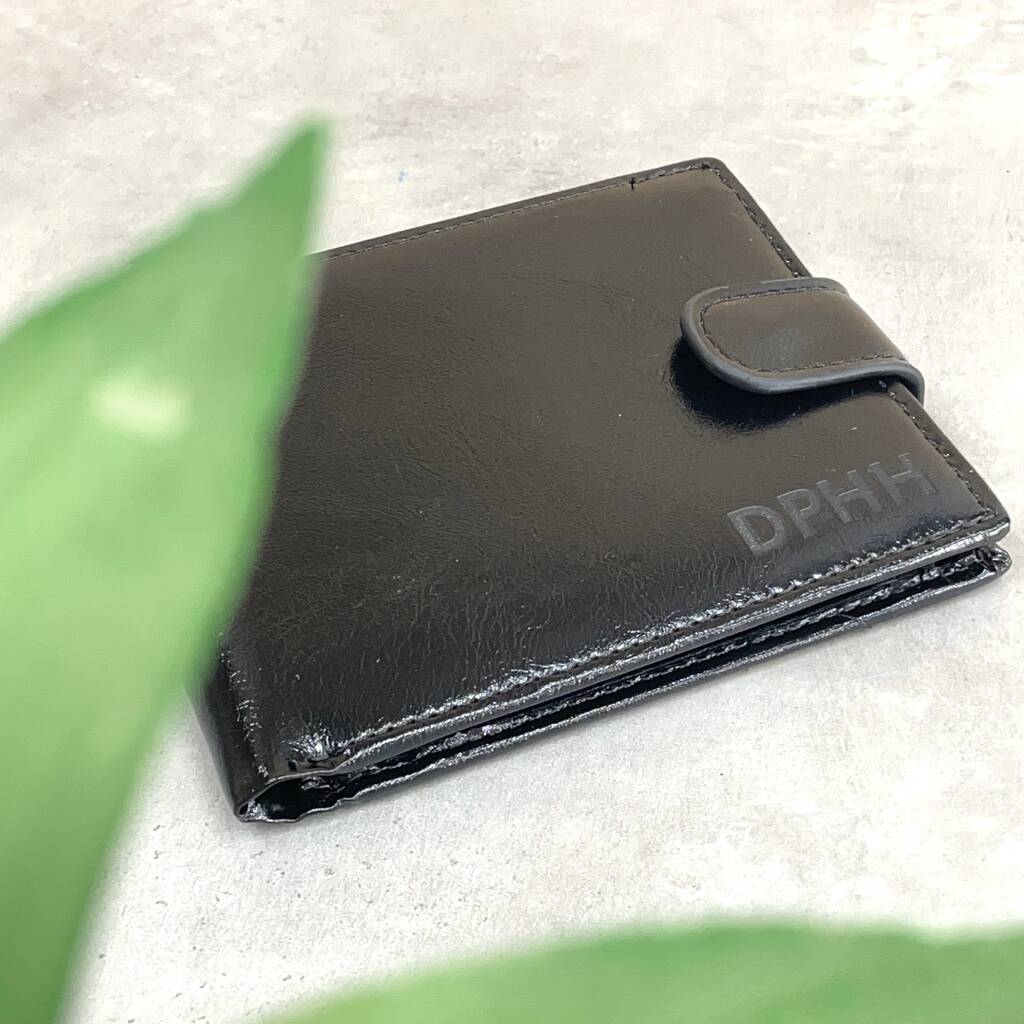 Personalised Men's Leather Wallet For Him