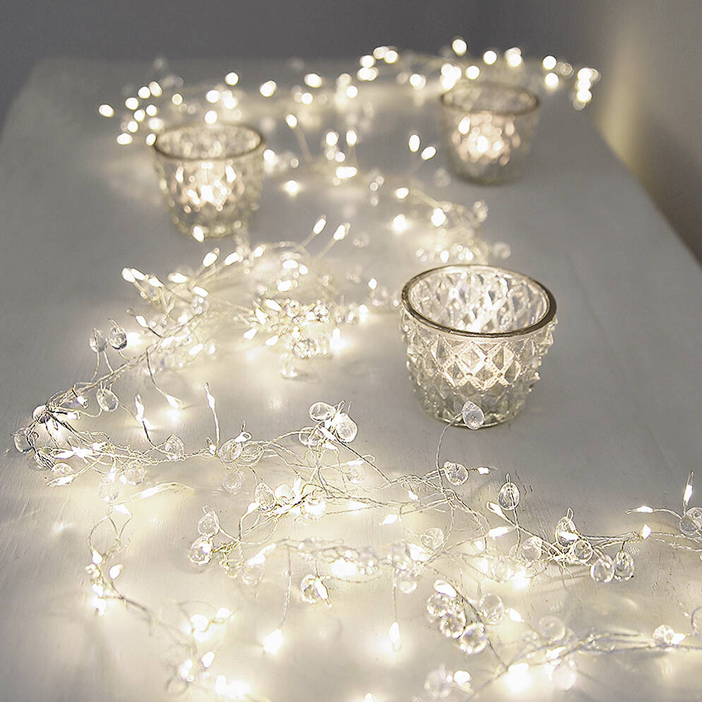 Crystal Cascade Light Garland