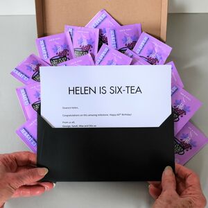 Novelty 60th Birthday Letterbox Friendly Tea Gift